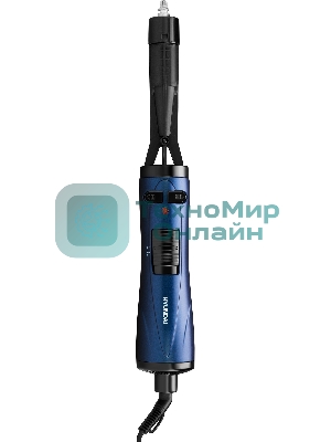 Фен-щётка Hyundai H-HB0110 синий, 1000 Вт, ионизация, 40/50 мм