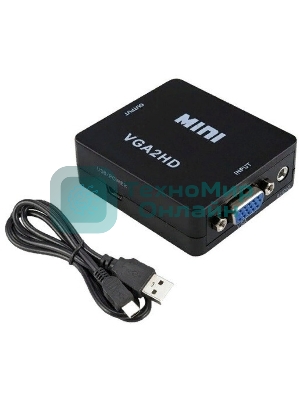 Переходник аудио-видео Premier 5-982 HDMI (f)/RCA (f)/Jack 3.5 (f) черный