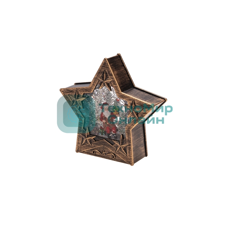 Светильник декоративный (фигура) Neon-night Звезда с эффектом снегопада и подсветкой