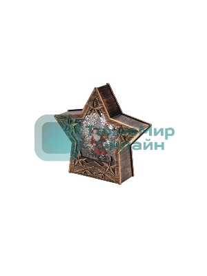 Светильник декоративный (фигура) Neon-night Звезда с эффектом снегопада и подсветкой