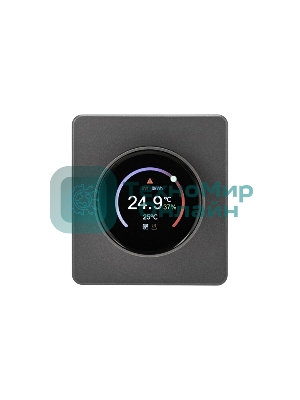 Терморегулятор Kranz KR-78-0728-2 ROUND Wi-Fi с/у титан