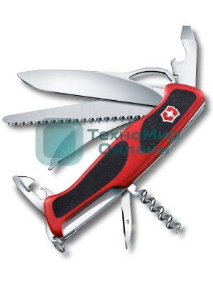 Нож перочинный Victorinox RangerGrip 57 Hunter (0.9583.MC) 130мм 13функций красный/черный карт.коробка