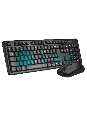 Комплект клавиатура+мышь A4Tech 3330N беспроводной, USB, 1200 DPI, чёрный