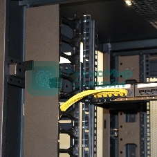 Вертикальные органайзеры с пластиковыми пальцами 149 мм, 42U, для шкафов Business шириной 800 мм, 2 шт., черные