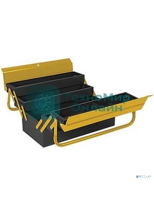 Ящик для инструмента металлический FIT IT с 4-мя раздвижными отделениями 420х200х200 мм 65679