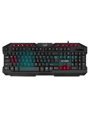 Комплект клавиатура + мышь SVEN GS-9200 игровые клавиатура, мышь и коврик