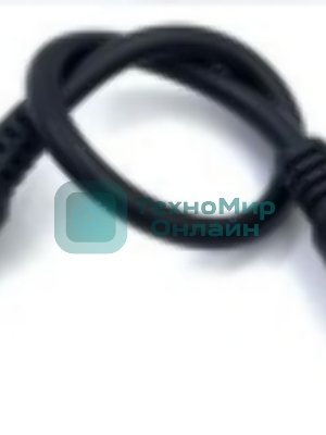 Кабель DC 5.5x2.5 18 AWG папа-папа 1 м с прямым штекером