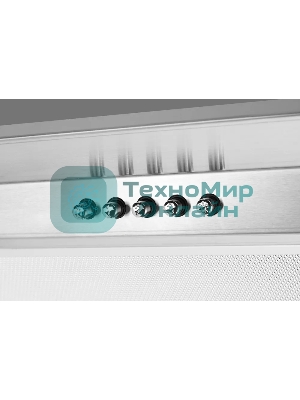 Встраиваемая вытяжка Kuppersberg Inlinea 70 LX 25 х 70 х 28.5 см, 650 м3/ч, 42 дБ, отвод/циркуляция, кнопочное управление, 3 скорости, нержавеющая сталь