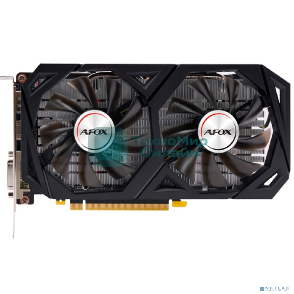 Видеокарта AFOX GEFORCE GTX1660TI 6Gb GDDR6 192BIT DP DVI HDMI ATX Dual Fan
