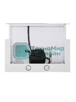 Вытяжка встраиваемая Maunfeld Ouse Touch Glass 60 белый, 60 см, 750 куб. м/ч, 48 дБ