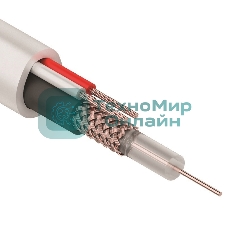 Кабель Rexant КВК-В-1,5+2x0,50 мм² (Cu/Cu) белый (бухта 200 м) 01-4012