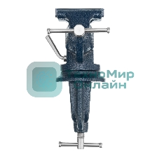 Тиски слесарные Сибртех, настольные, поворотные, ширина рабочих губок 50 мм, наковальня