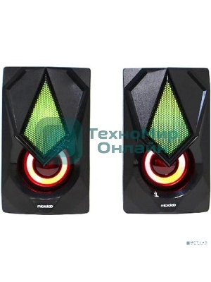 Колонки MICROLAB B25 черный 3 Вт x2, Гармонические искажения: < 0,5% (1 Вт 1 кГц), Частотная характеристика: 200 Гц - 20 кГц, Входная чувствительность: 380 мВ, Отношение сигнал/шум: > 60 дБ