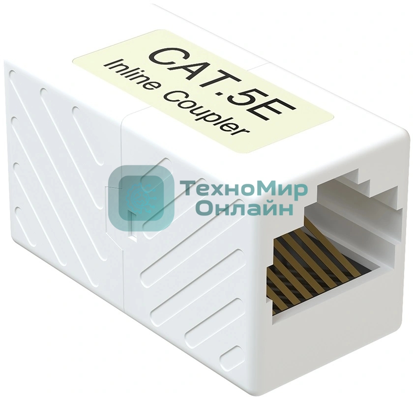 Адаптер Sysmatrix CC RJ45.5EU.WH проходн.RJ45 кат.5E бел.