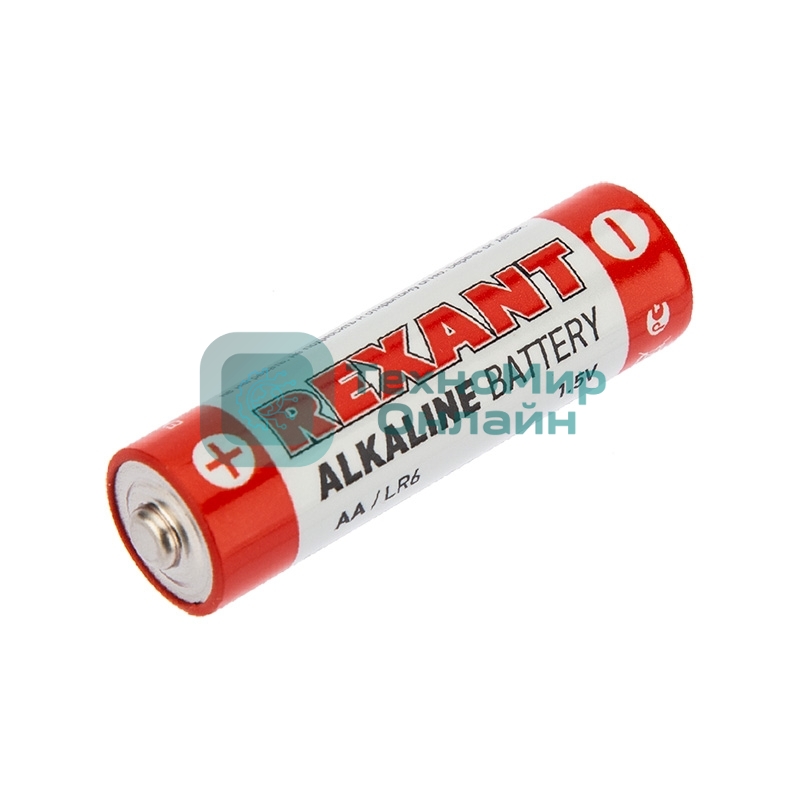 Алкалиновая батарейка AA/LR6 1,5 V Rexant