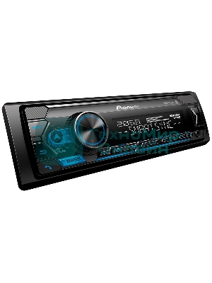 Автомагнитола Pioneer MVH-S325BT, 1 DIN, Bluetooth, USB Type-A, AUX, пульт ДУ, съёмная панель
