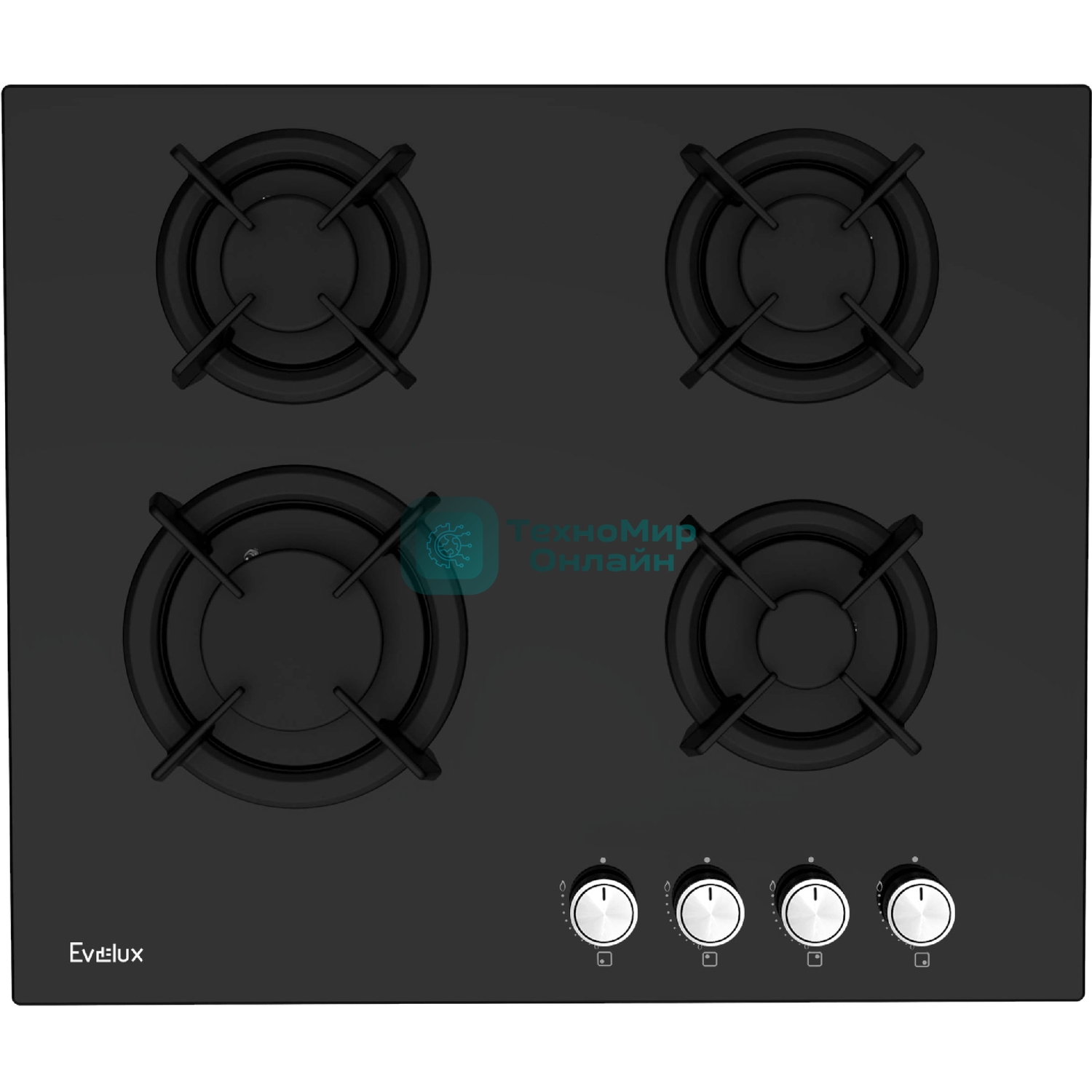 Газовая варочная панель EveluxHEG 605 BG