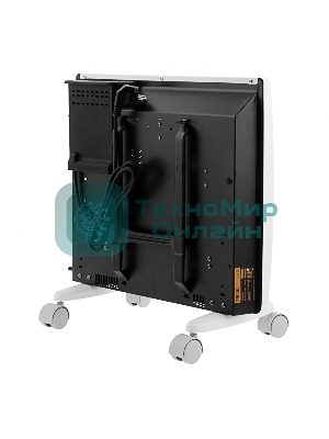 Конвектор электрический гибридный Denzel HybridX-1000 белый, 1000 Вт, 20 м2, термостат, дисплей