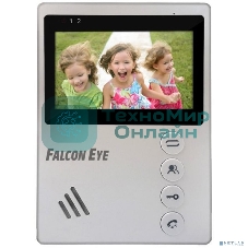 Видеодомофон Falcon Eye VISTA цветной, подключение 2-х вызывных панелей, без трубки (Hands Free), управление электрозамком, цвет корпуса: белый, нап