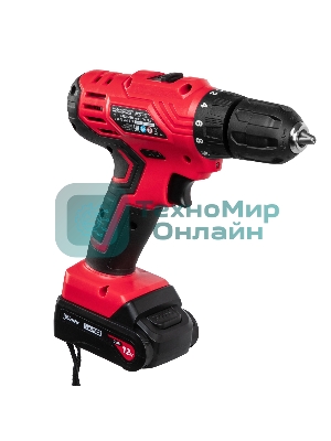 Дрель-шуруповерт аккумуляторная MTX MCDL-12-02, Аккумуляторная, 12В, 2 АКБ, Кейс