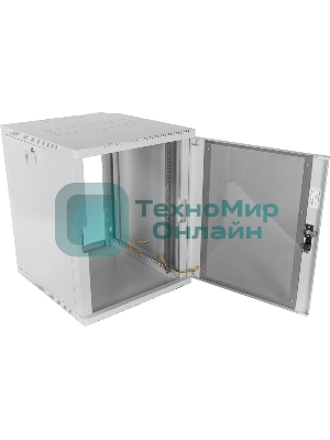 Шкаф ЦМО телекоммуникационный настенный сварной 15U (600 500) съемные стенки, дверь стекло