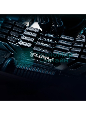 Оперативная память Kingston Fury Renegade, DDR5, 32Gb (2x16Gb), 7600MHz, CL38, DIMM, с радиаторами, серебристый/черный