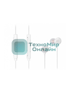 Проводные наушники Harper HV-802 белый, внутриканальные, проводной, Jack 3.5 мм