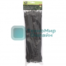 Хомуты Сибртех, 300, 4,8 мм пластиковые, черные, 100 шт