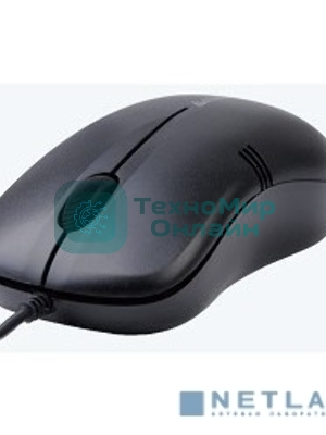 Мышь проводная A4Tech OP-560NU черный, 1200 dpi, USB, кнопки - 3