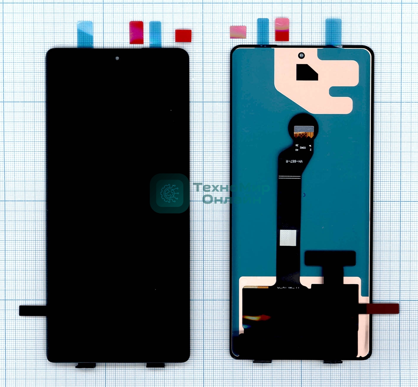 Дисплей для Huawei Honor 70 (OLED) черный