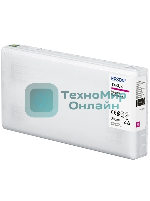 Картридж струйный Epson T43U (C13T43U340) пурпурный (200 мл) для SureLab SL-D800