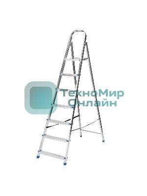 Стремянка Сибртех 7 ступеней, стальная, оцинкованная