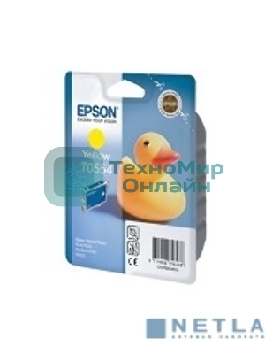 Картридж струйный Epson C13T05544010 желтый для Epson RX520/R240