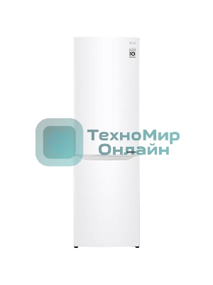 Холодильник LG GA-B419SWJL белый двухкамерный 223/79л морозилка снизу, No Frost
