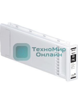 Картридж струйный Epson T694100 (C13T694100) фото черный (700 мл) для SureColor SC-T3000, SC-T3200, SC-T5000, SC-T5200, SC-T7000, SC-T7200