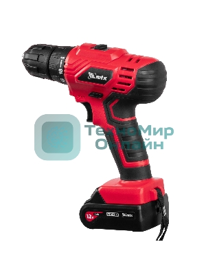 Дрель-шуруповерт аккумуляторная MTX MCDL-12-02, Аккумуляторная, 12В, 2 АКБ, Кейс