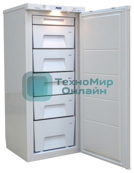 Морозильная Камера Pozis FV-115 серебристый, 163л, 6 ящиков