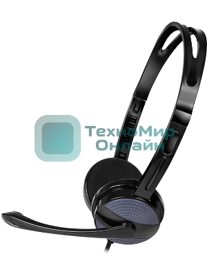 Гарнитура проводная мультимедийная с микрофоном SVEN AP-151MV, черный