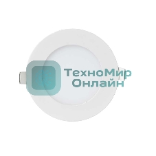 Светильник ДВО RLP-eco 6Вт 230В 4000К 420Лм 120/100мм IP40 бел. IN HOME 4690612009995