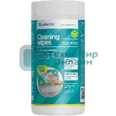 Чистящие салфетки Defender CLN ECO для экранов всех видов: ЭЛТ, ЖК, плазменными панелями/туба/100 шт/Россия