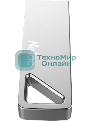 Флешка USB Netac U326 (NT03U326N-016G-20PN), 16Gb, USB 2.0, R/W 50/15, серебристый