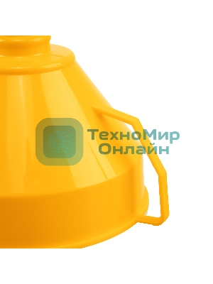 Воронка пластиковая Denzel 160 мм с металлическим ситом и гибким наконечником