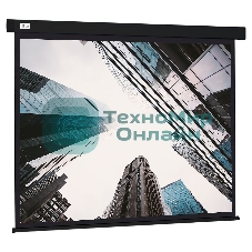 Экран Cactus 124.5x221 см Wallscreen CS-PSW-124X221-BK 16:9 настенно-потолочный рулонный черный