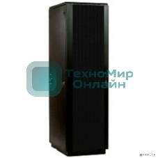 Шкаф телекоммуникационный напольный ЦМО ЭКОНОМ 42U (800 х 800) дверь перфорированная 2 шт., черный (ШТК-Э-42.8.8-44АА-9005)