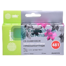Картридж струйный Cactus CS-CLI481XXLM пурпурный (12 мл) для Canon Pixma TR7540/TR8540/TS6140/TS8140