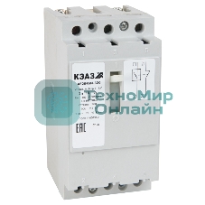 Выключатель автоматический АЕ2046М-100 25А 12Iн 400AC У3 КЭАЗ 104621