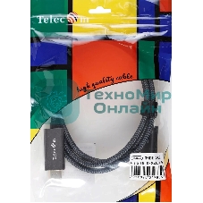 Кабель DisplayPort M-> HDMI M 4K@60Hz 1.8m Telecom,оплетка (TA561M-1.8M)