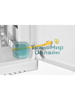 Шкаф телеком. настенный разборный 15U (600х650), съемные стенки, дверь металл (ШРН-М-15.650.1)
