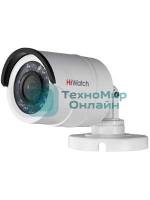 Камера видеонаблюдения аналоговая HiWatch HDC-T020-P(B)(3.6MM) 3.6-3.6мм HD-TVI цв. корп.:белый