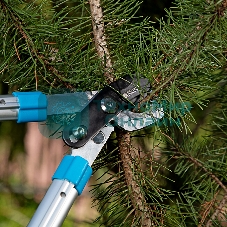 Сучкорез прямого реза, 560-735 мм, телескопические алюминиевые рукоятки, LUXE Palisad